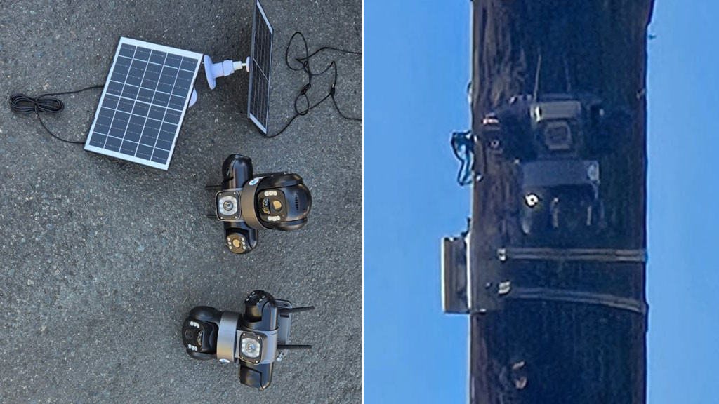 Video:Policía remueve cámaras que alegadamente vigilaban punto de drogas en Guaynabo