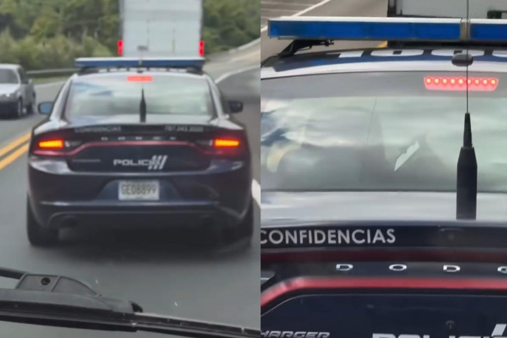 Policía investiga video viral de patrulla que no cedió el paso a ambulancia con sirenas encendidas