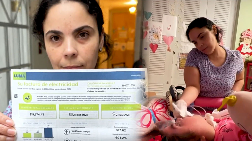 Video: Madre pide ayuda para evitar corte de luz que pudiera causarle la muerte a su hija