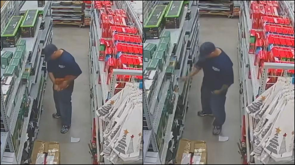 Video: Me Salvé tira al medio a "Caco" que roba mercancía de su tienda en Plaza Carolina