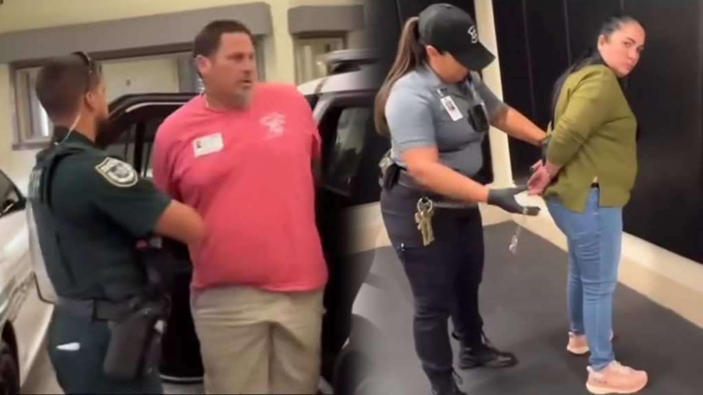 Video: Arrestan matrimonio Boricua por agredir policía escolar en Florida