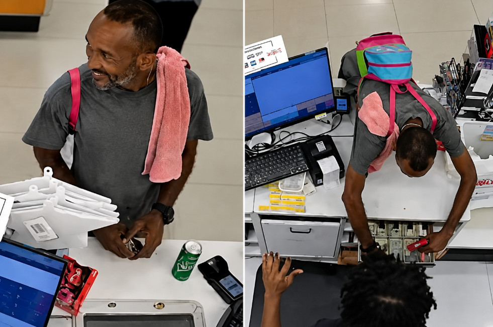 Video:Buscan a sospechoso de robo armado en farmacia de San Juan