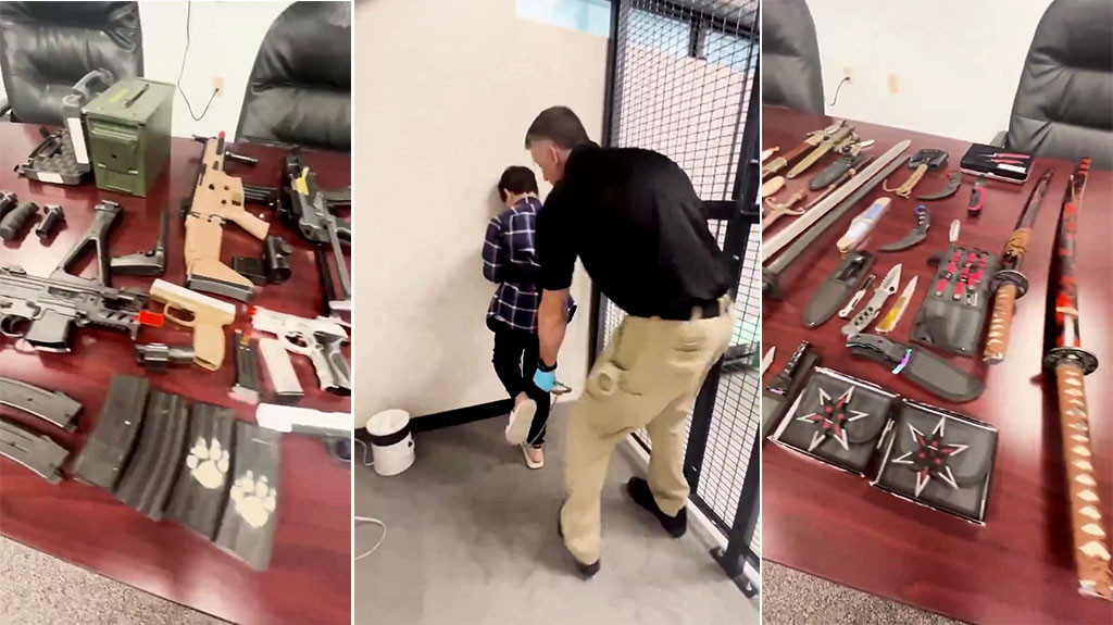 Video del “Chamaquito” arrestado en Florida con un arsenal de armas y una lista de personas a las que quería matar