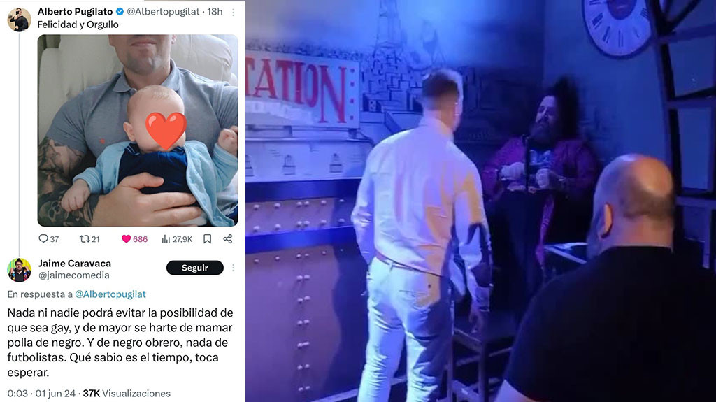 Video: Un padre enfrenta a cómico después de que este hiciera comentarios sexuales sobre su hijo de tres meses en redes sociales