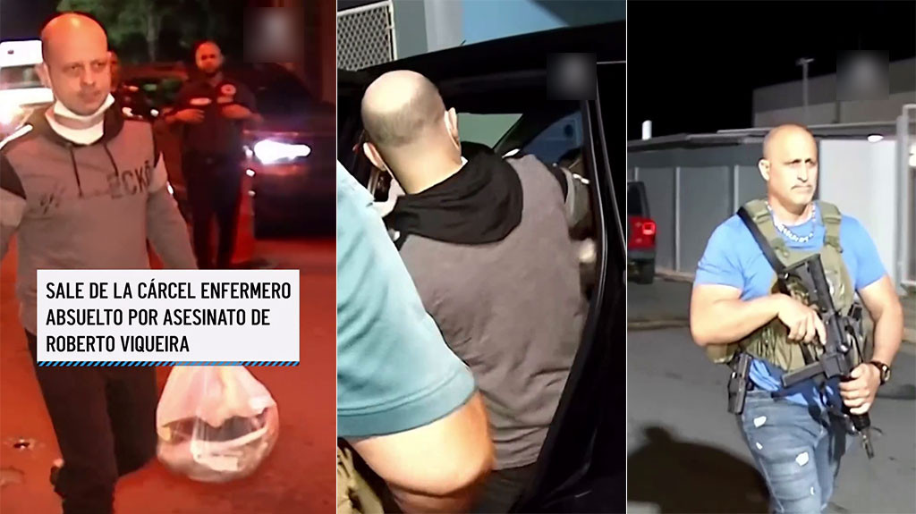 Video del momento en que enfermero sale de la cárcel