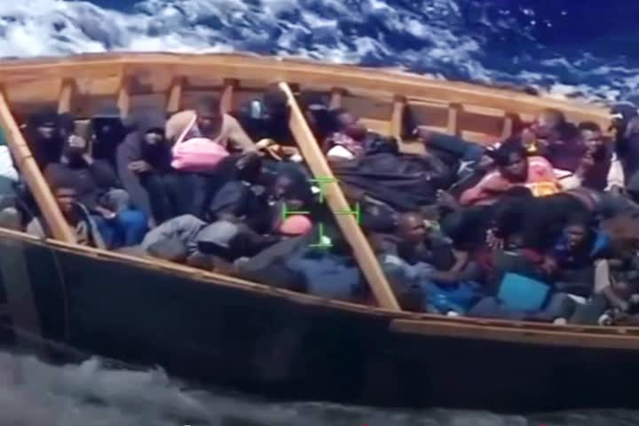 Video: Dron de EE.UU. detecta yola rumbo a PR desde RD