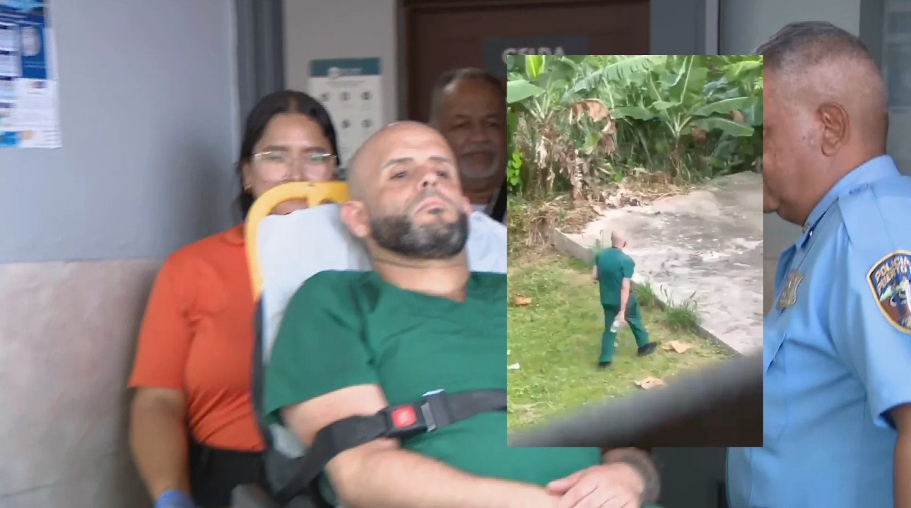Video:Captan a cuidador arrestado en Las Piedras cantando y rebuscando en terreno vecino