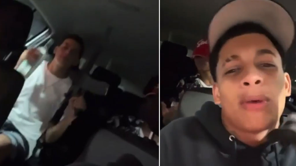 Video viral de “Titeritos” de PR con un arma larga en un auto