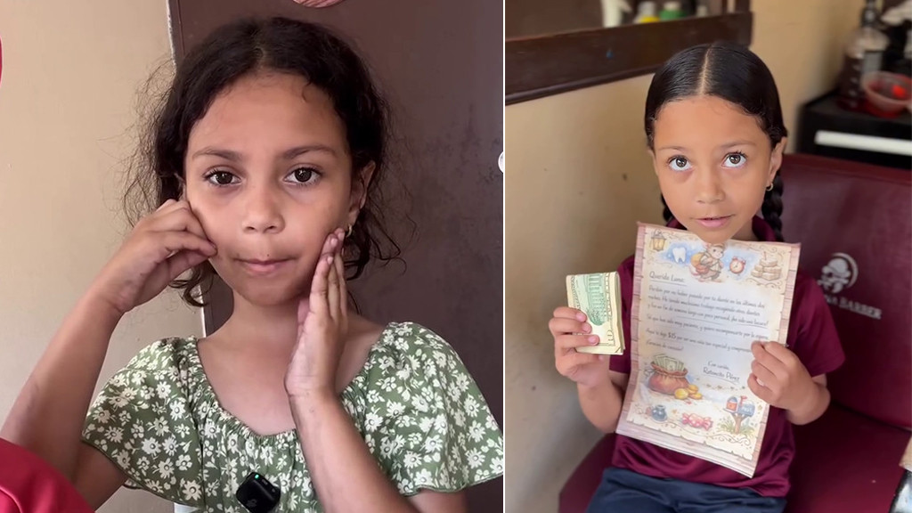 Video: La niñita Luna logra que "Ratoncito Pérez" le de el dinero que le debía