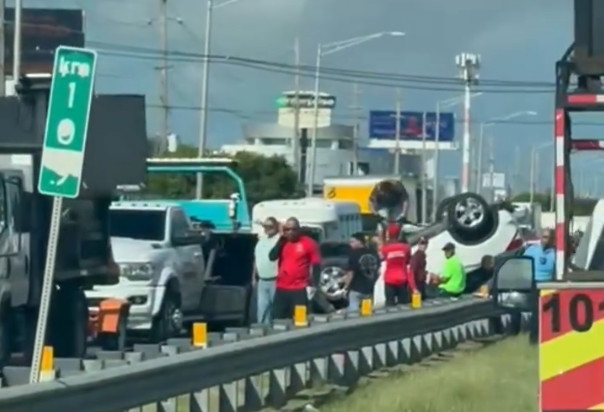 Video: Se reporta accidente en la Baldorioty de Castro