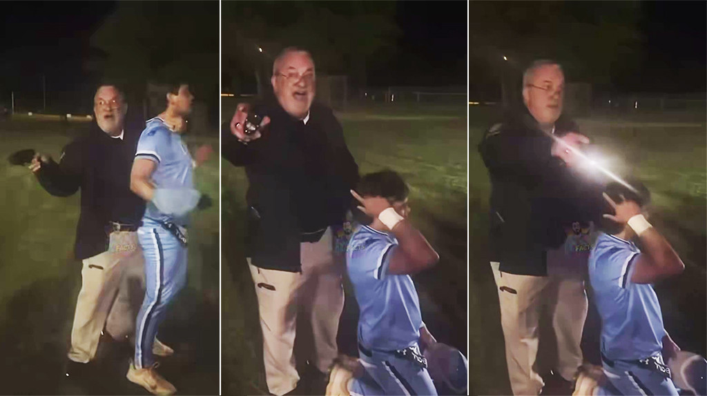 Video: Policía escolar le mete en la cabeza con una pistola eléctrica a estudiante atleta en pleno juego de béisbol
