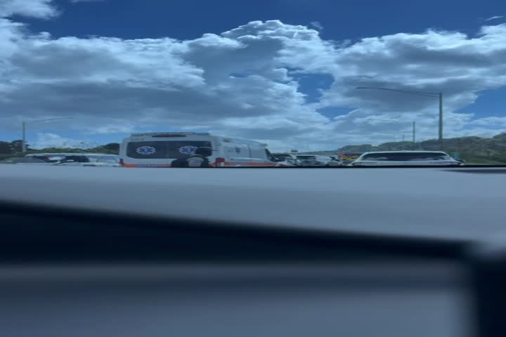 Video: Tapón en expreso 22 de Dorado a Toa Baja por triple choque