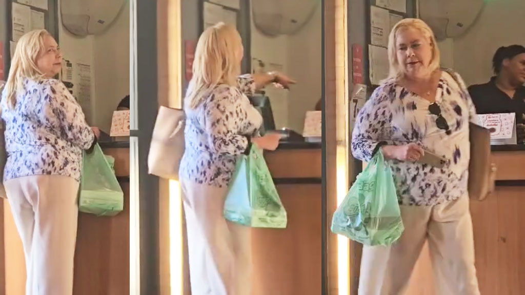 Video: Doñita que se fue sin pagar de un Beauty en Carolina hizo lo mismo en Pizza Hut