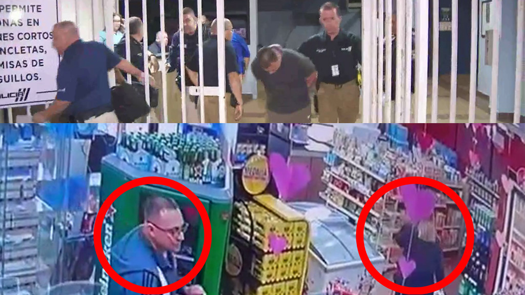 Captado en video incidente entre pareja de policías en gasolinera de Guaynabo