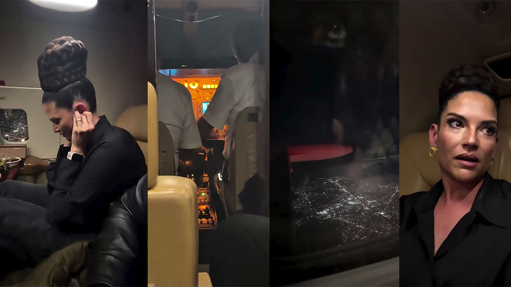 Video:¡Pánico en el aire!, Natalia Jiménez denuncia fallas en dos aviones que tomó en un mismo día