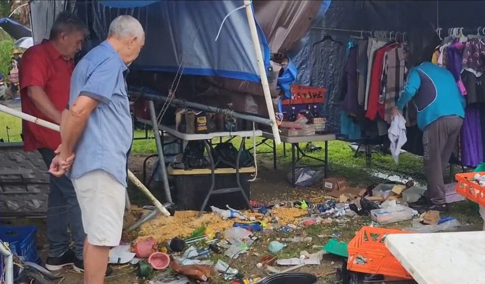 Video: Siete personas son arrolladas frente a pulguero en Las Piedras