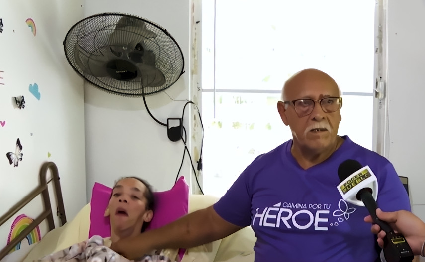 Video: Padre enfrenta grandes retos cuidando a su hija con Alzheimer y solicita ayuda