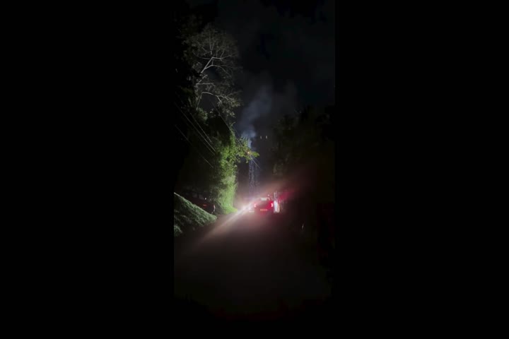 Video: Gongo deja un barrio sin luz mientras cazaba una Culebra