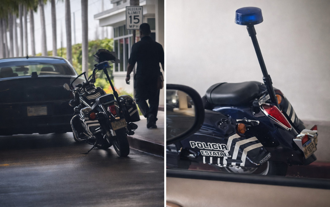 Video: Un bruto en Mall of San Juan que no sabe que la línea roja es para vehículos de emergencia