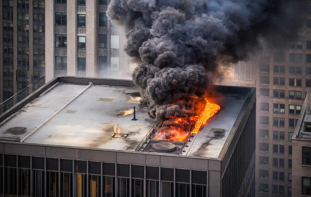 Video: Incendio en pleno Manhattan, edificio afectado en East 43rd Street