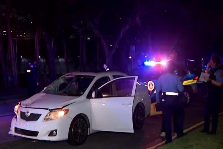 Video: Muere peatón de 82 años impactado por un auto en Hato Rey