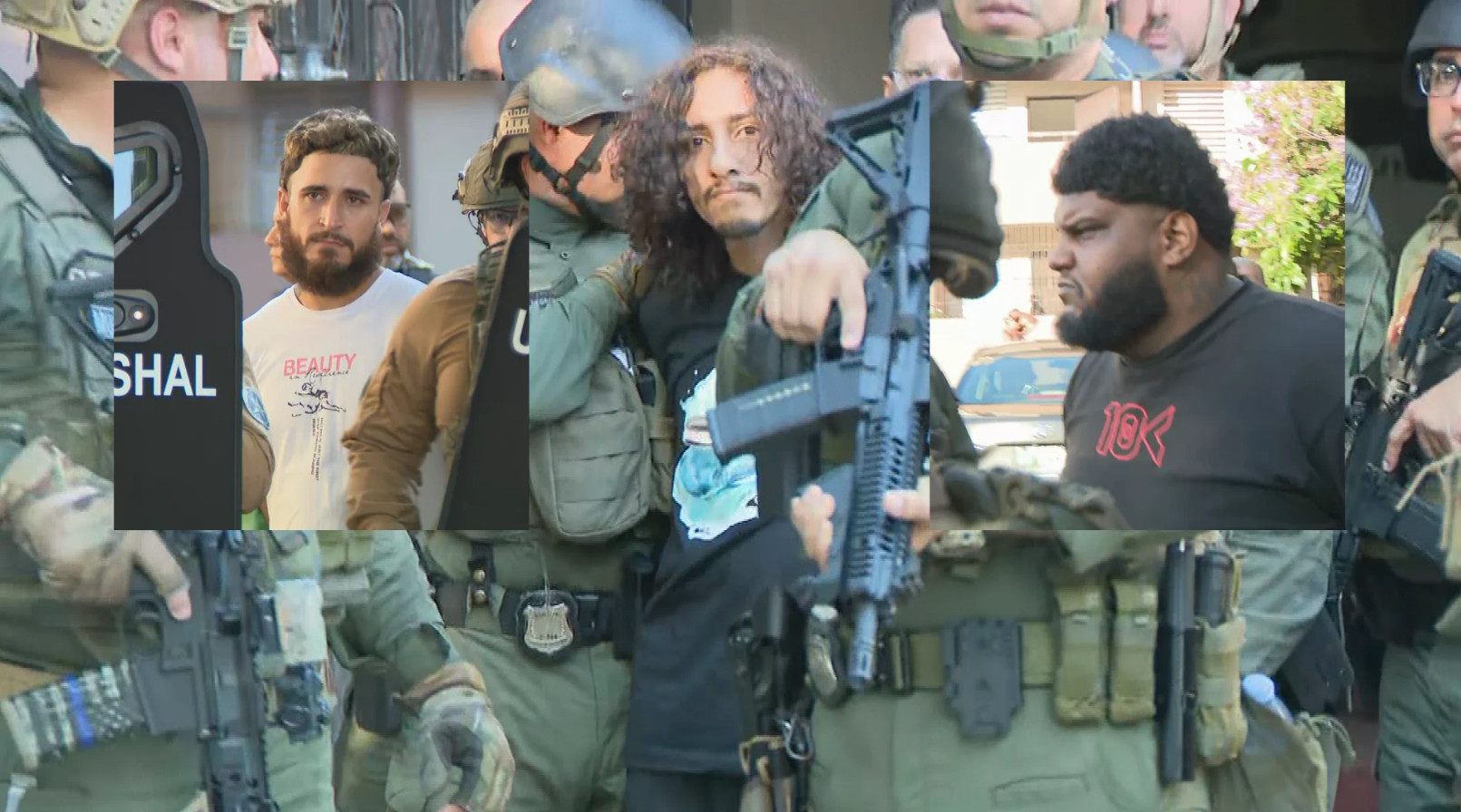 Video:Capturan a tres fugitivos federales en operativo en residencial de Bayamón