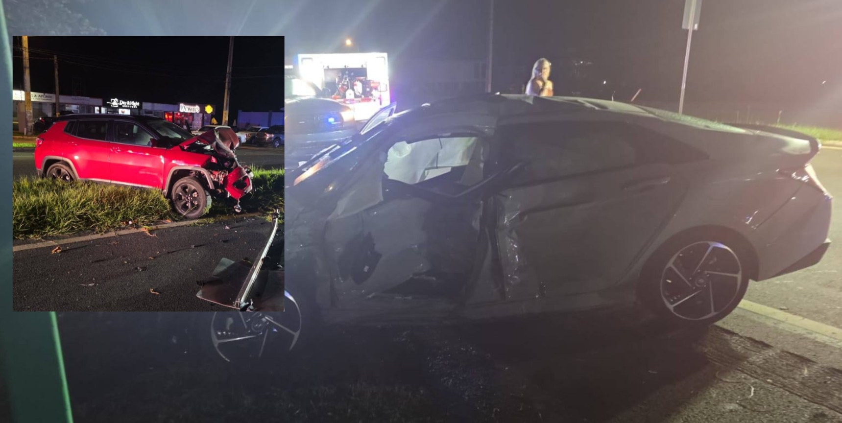 Video: Accidente entre dos carros en Aguadilla deja a una persona muerta