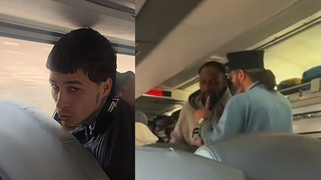 Video: Boricua en Estados Unidos le mete las manos a un problemático dentro de un Tren