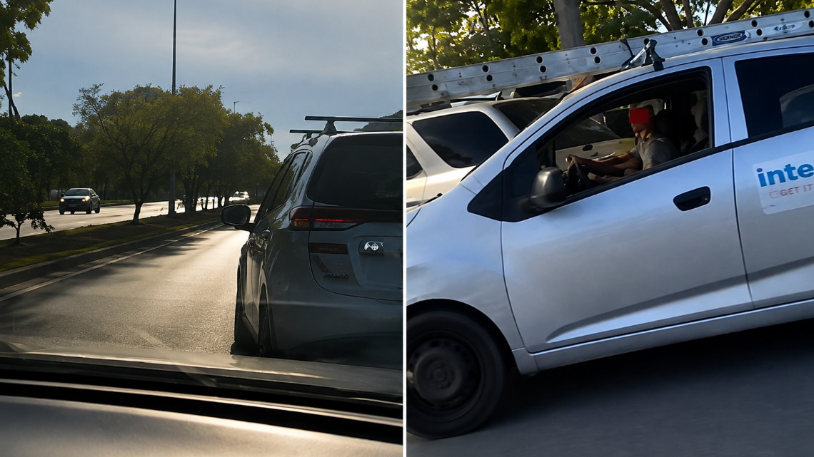 Video: Se puso guapo en la carretera y mire cómo terminó por "Pendej@"