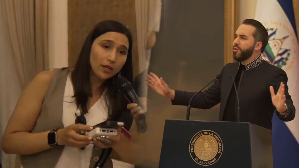 Video: Bukele se la deja caer a periodista que le pregunta sobre "violaciones a derechos humanos"