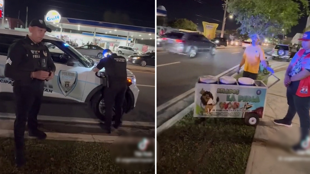 Video: Cuando un “payaso” con celular y “Guille” de abogado piensa que se la está montando a los policías en Las “Sanse2024”