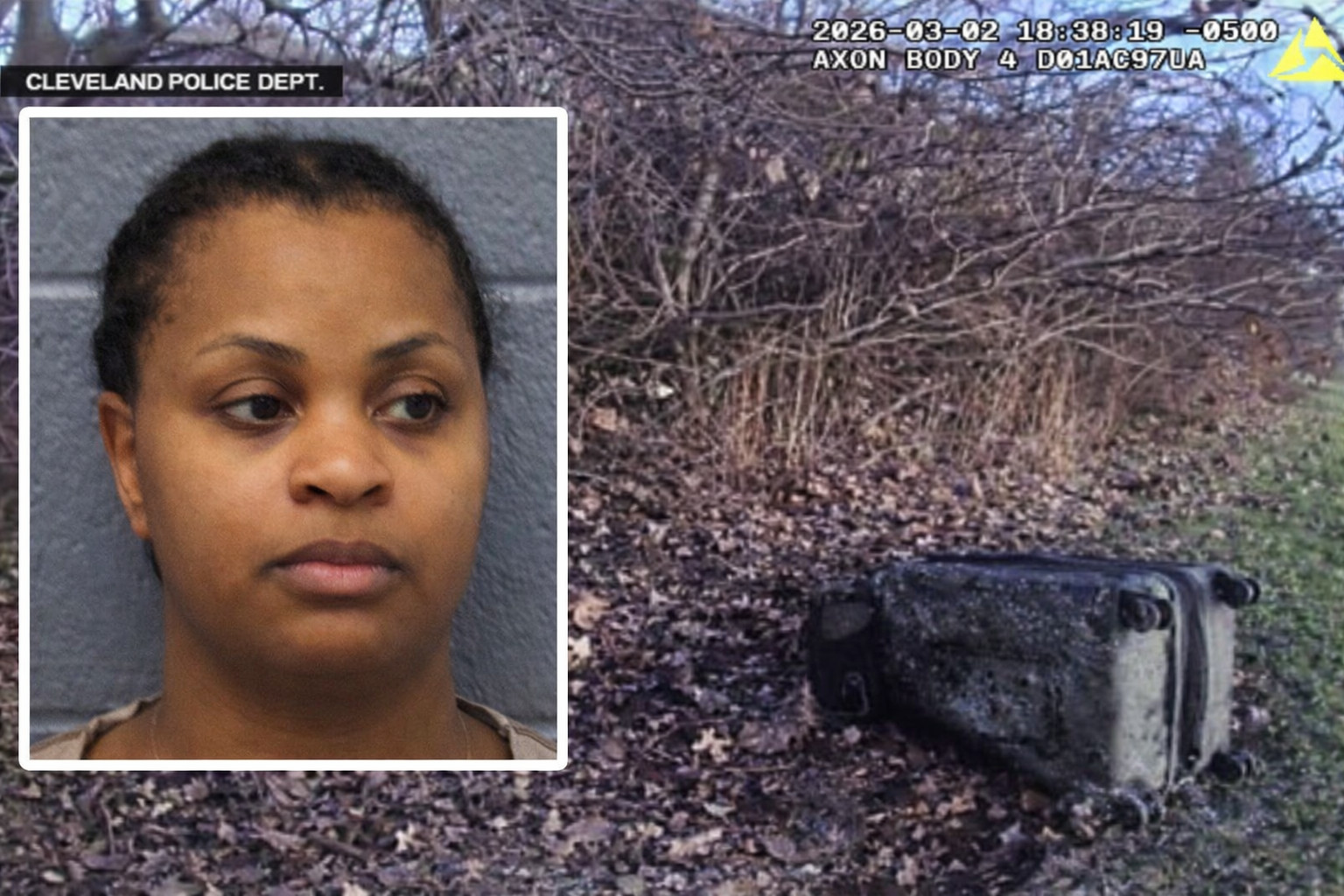 Video: Bodycam capta el momento en que hallan los cuerpos de dos niñas dentro de maletas en Cleveland, Ohio