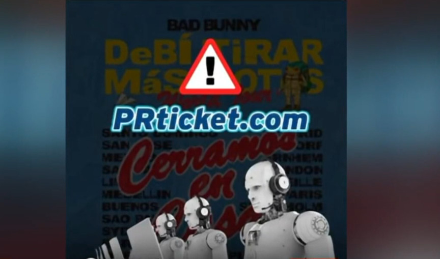 Video:En la mira boletos comprados con "bots" para conciertos de Bad Bunny
