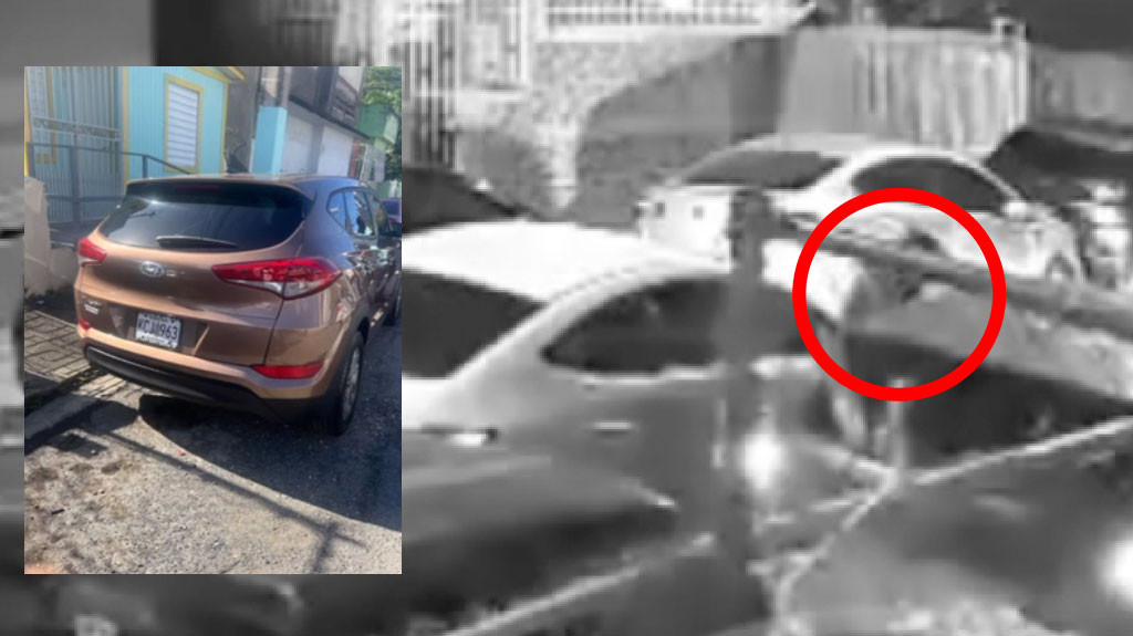 Captan en video a ”Cacos” robando auto en Rio Piedras