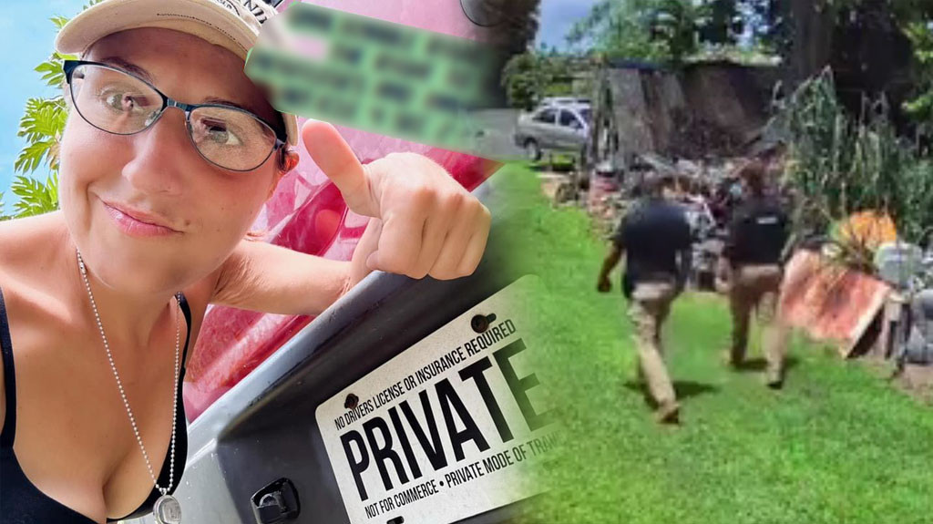 Video: Alguaciles llegan a citar a la Yal problemática que dice que puede guiar sin licencia en PR