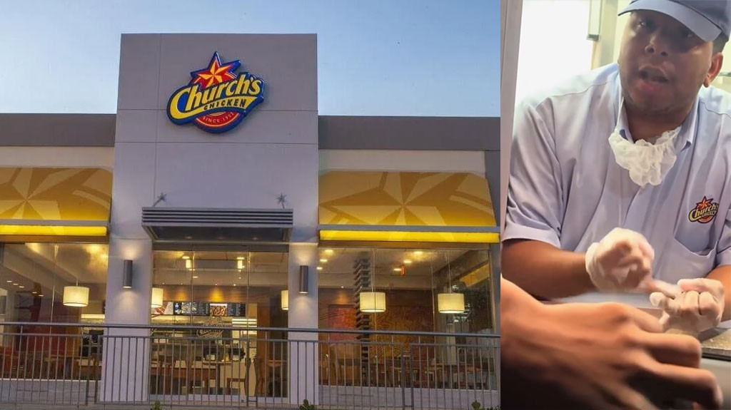 Video: Se comieron la mitad del combo de Churchs y luego querían que les devolviera el dinero