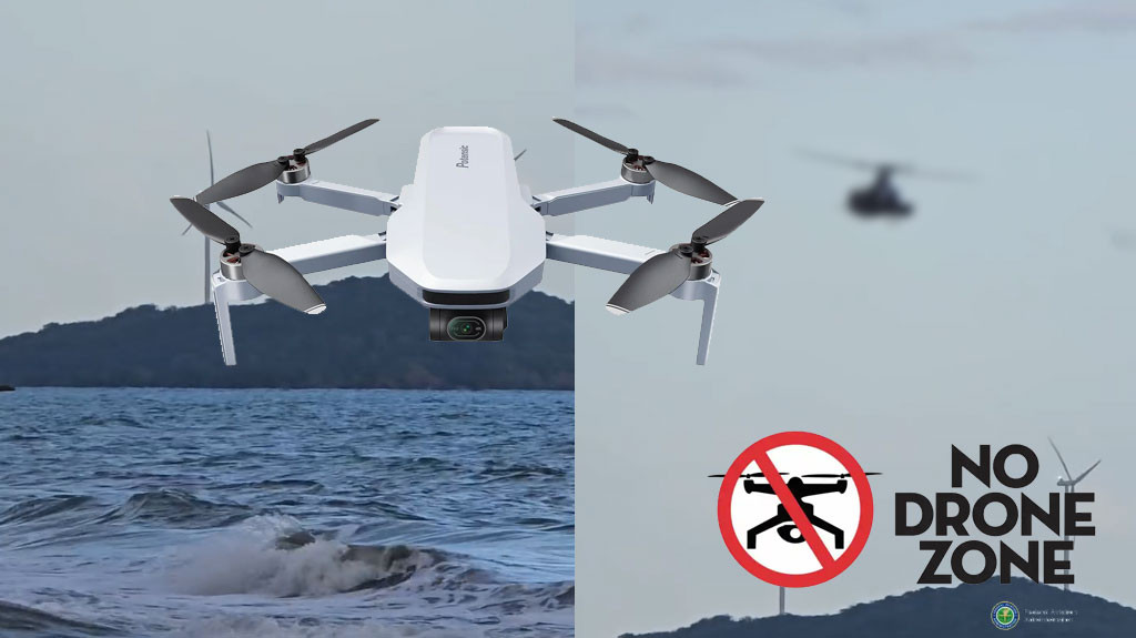 Video: Se puso a volar un Dron en área restringida militar en PR y miren quien lo visito en menos de 20 segundos