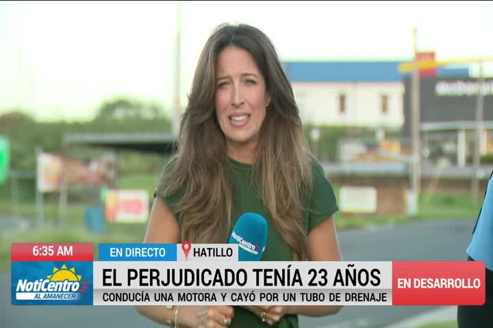 Video: Joven de 23 años muere al caer con su motora en un desagüe en Hatillo