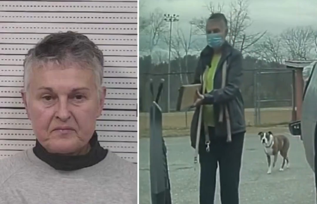 Video: Arrestan a "doñita" que rayó un Tesla con una tabla llena de clavos, pero lo que no sabía es que los Tesla graban todo