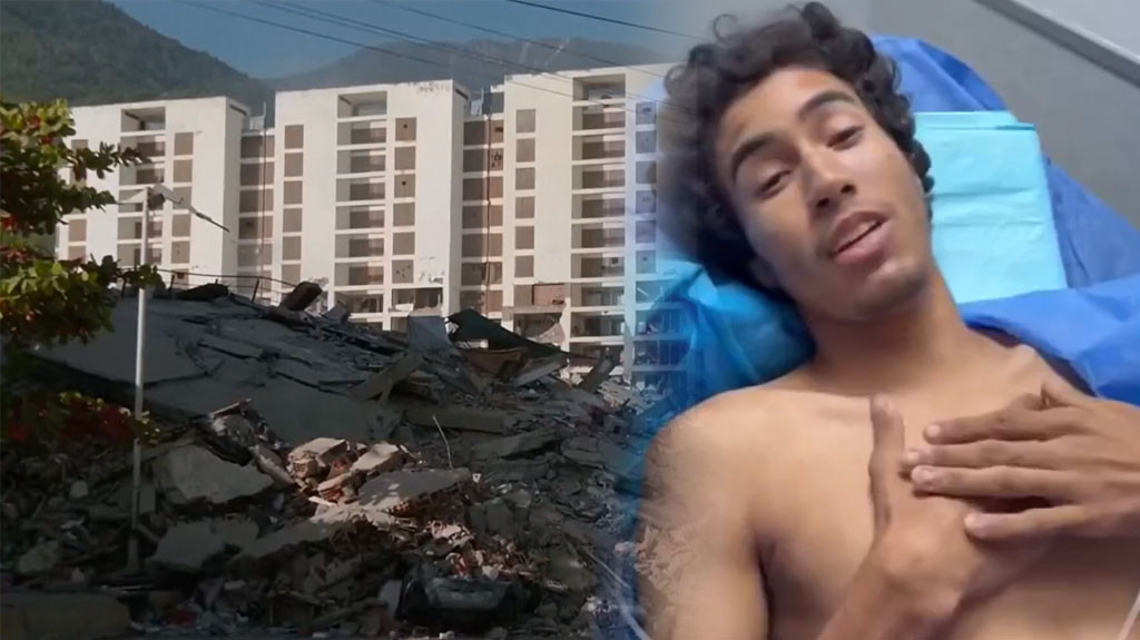 Video: Venezuela:Rescatan con vida a joven que estuvo atrapado bajo escombros por 5 días