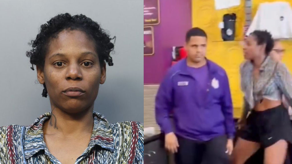 Video: Mujer le entra a puño limpio a empleado de Planet Fitness en Miami