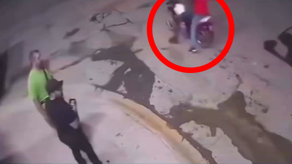 Video: La importancia de estar siempre alerta, fueron a asaltarlos y miren que paso