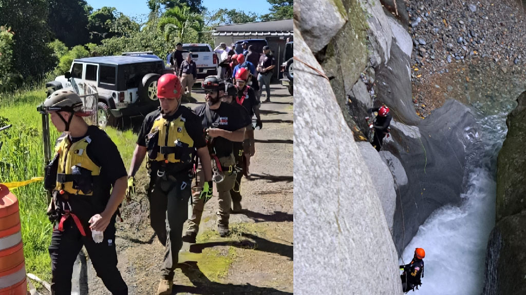 Video: Recuperan cuerpo de mujer que cayó al vacío practicando "rappelling" en Ponce