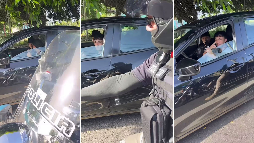 Video: Director de escuela en PR, salva a uno de sus estudiantes de un “Ticket” de 100 dólares