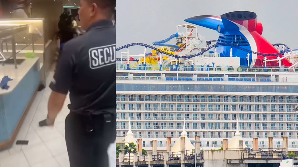 VIDEO: Se forma tremenda pelea en crucero de Carnival rumbo a Miami