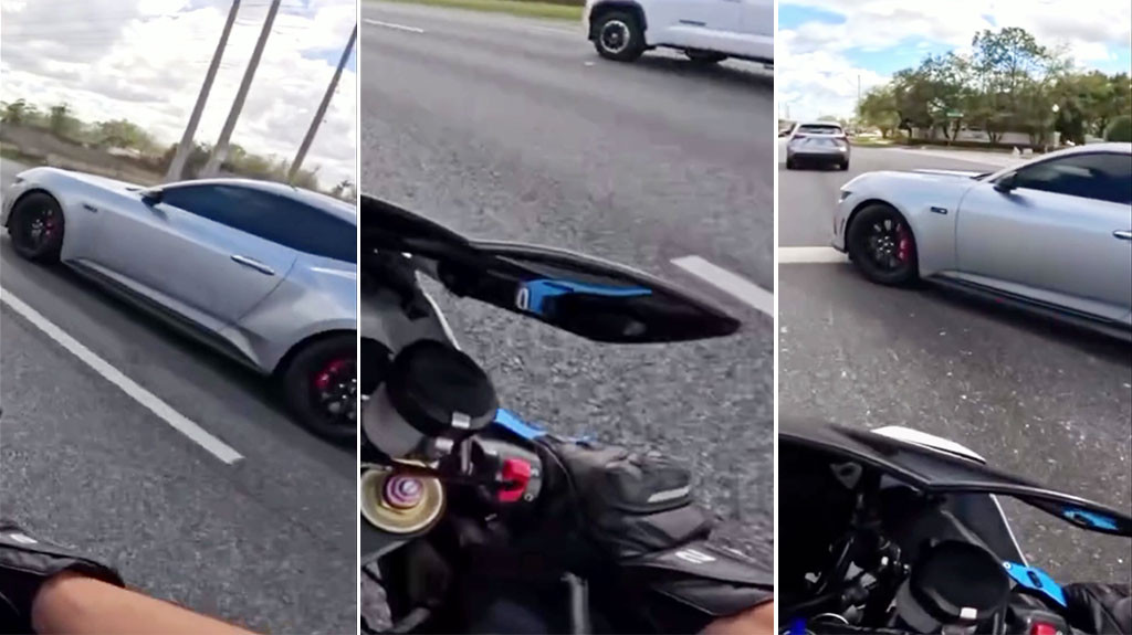 Video: Andaba "lucío" en la motora cuadrando y alborotando, pero mira lo que pasó