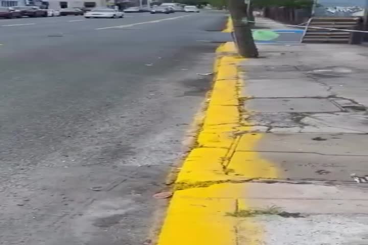 Video: Ciudadano denuncia con un video que están pintando algarete encintados en San Juan