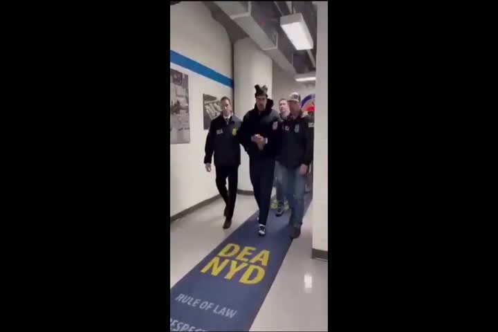 Video de Nicolás Maduro por los pasillos de la DEA