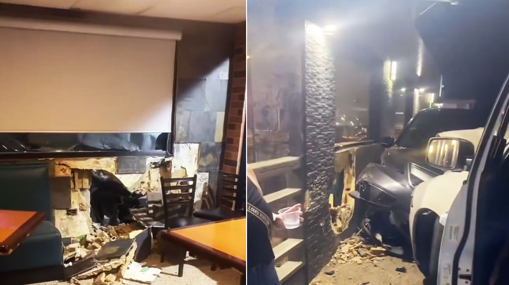 Video: Terror en Marcanos Pizza de Bayamón vehículo se estrella contra restaurante