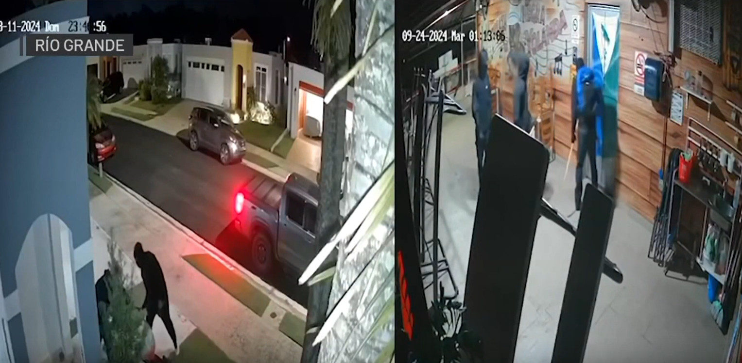 Video: Policía asegura que le pisa los talones a ganga de asaltantes de Río Grande